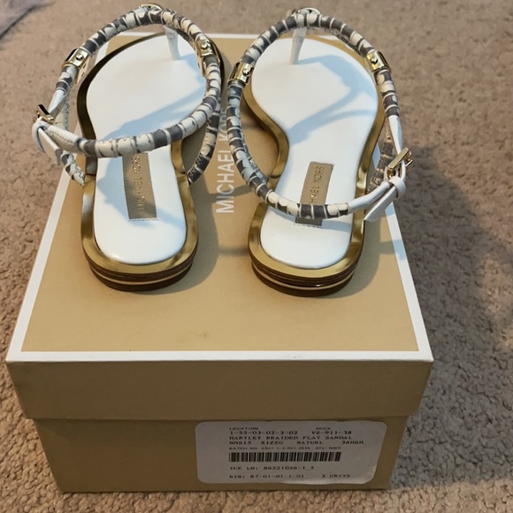 HARTLEY BRAIDED FLAT SANDAL - Picture 4 of 5